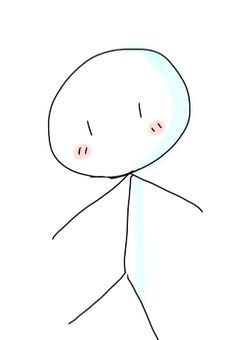 棒人間、天女となる。(忍たま乱太郎)