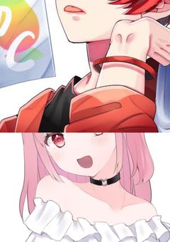 ネッ友が有名YouTuberの赤色担当だった件【🌈🍑　🎮】