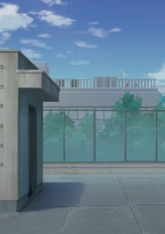 屋上から天国に行くお話。