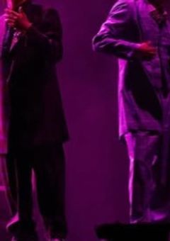 夜空に光る2つの星