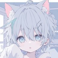 くぅ　白猫青メッシュ🩵  低浮上𓂃🫧‪さんのアイコン画像