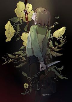 Chara兼playerはサンズ達から逃げる