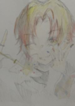 絵を描くだけ。