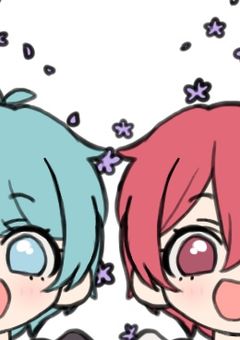 ご ｯ め ~ ん . 俺 / 僕 達 , 天 才 な ん だ 𖤐 ( 小 声