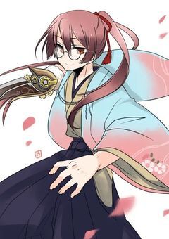 文豪とミブロー散りゆく桜ー