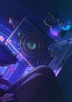 　＠　＿　澄んだ月夜のセカイ 。