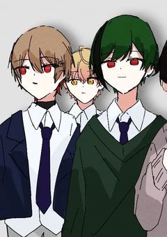 放課後六人の内の顔