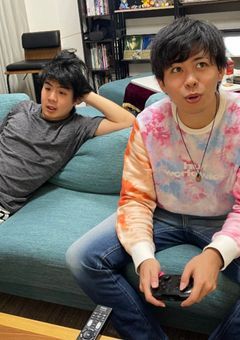 青とピンクとの三角関係💗💙