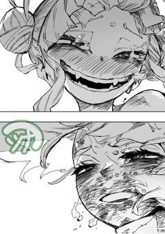 描いたイラストを飾る部屋