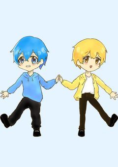 仕掛けたお話。(💛💙)