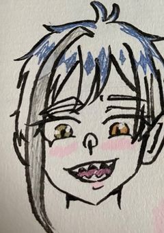 お絵描き部屋、                   