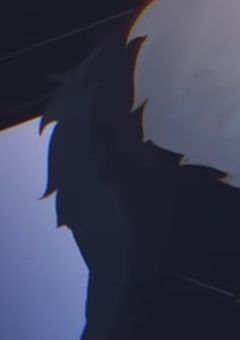 黒い悪魔と黒い鳥。