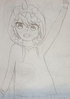 からぴち&きょんくまお絵描き