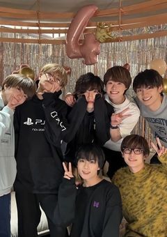 なにわ男子の紅一点になったぜ⭐︎
