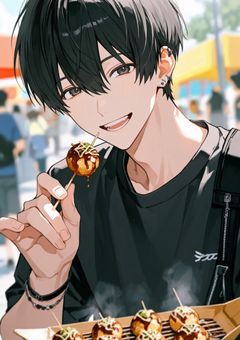 彼の笑顔は、明るかった