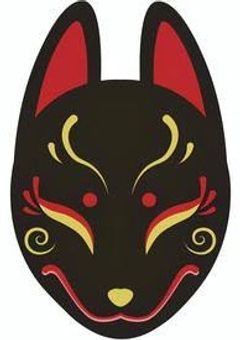 狐柱は面がお好き