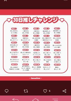 推し30日チャレンジ!!!