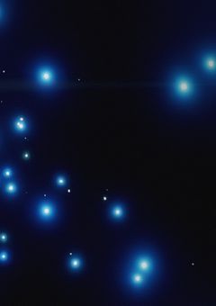 碧い満月の夜