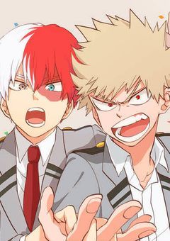 みんな！轟くんと爆豪がトイレで!!