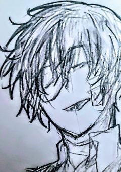 白玉が絵を描くだけ