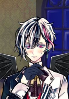 闇を抱えた少女と召使い