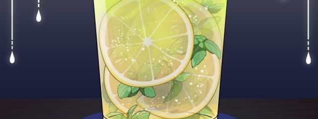 あお色の鳥と甘酸っぱいレモンさんの壁紙画像