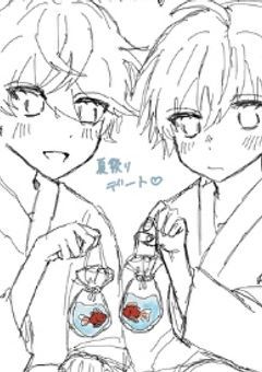 紫受け漫画
