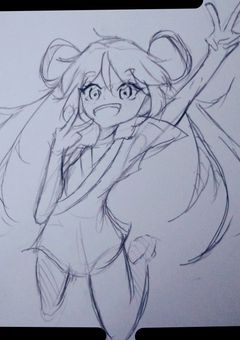 ママにあいたいイラスト!!