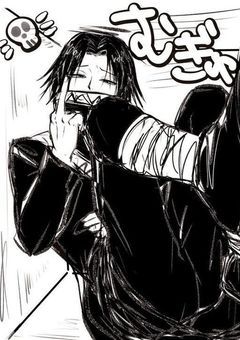 #　.　蜘 蛛 に い る 美 女 は 謎 だ ら け　__　。