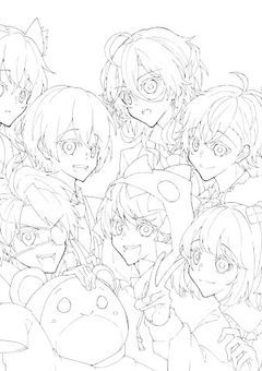 塗り絵コン〜審査中〜