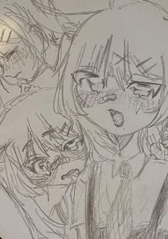 中1女子のお絵描き部屋❗️