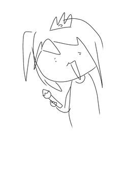 絵を描く。