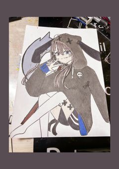 依頼イラスト載っける