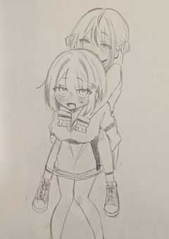 絵を投げるとこ