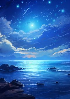 今夜も少女は、海を歩く