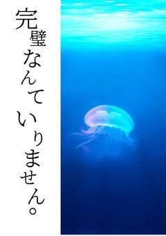 完璧なんていりません。