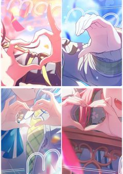 4人の少女、お互いを好きになってしまったらしい。