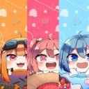 女子3人(蒼空込)