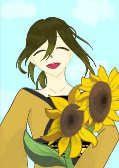 迎陽花が咲く