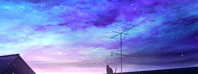 空飛ぶ魔女のおつかい猫　＠無浮上　@フォロワー300で整理さんの壁紙画像