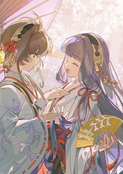 　　　手引きの枝垂れ桜