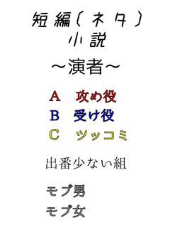 短編（小説）メモ