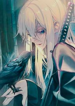 鴉を連れた女の子