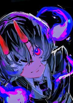 酒呑童子は黒い幽鬼と出会う