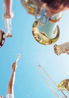 #     .     虹 桃 高 校 吹 奏 楽 部 