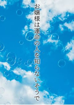 お嬢様は運命の人を知らないそうで【第3章】