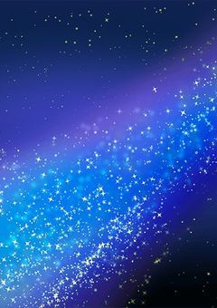 夜空に光る星の川