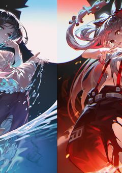 仲の悪い(よい)2人