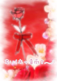 君に１本のバラを＿＿＿＿