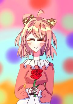 私たちの心に赤い薔薇が咲きました